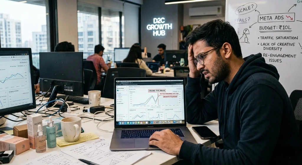 The Real Reason D2C Brands Fail to Scale Past ₹10L/Month on Meta Ads