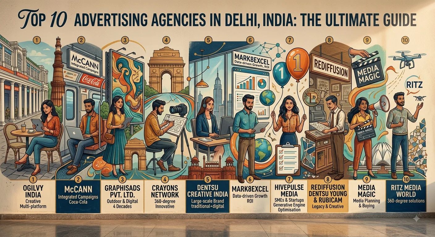Top 10 Advertising Agencies in Delhi, India: The Ultimate Guide