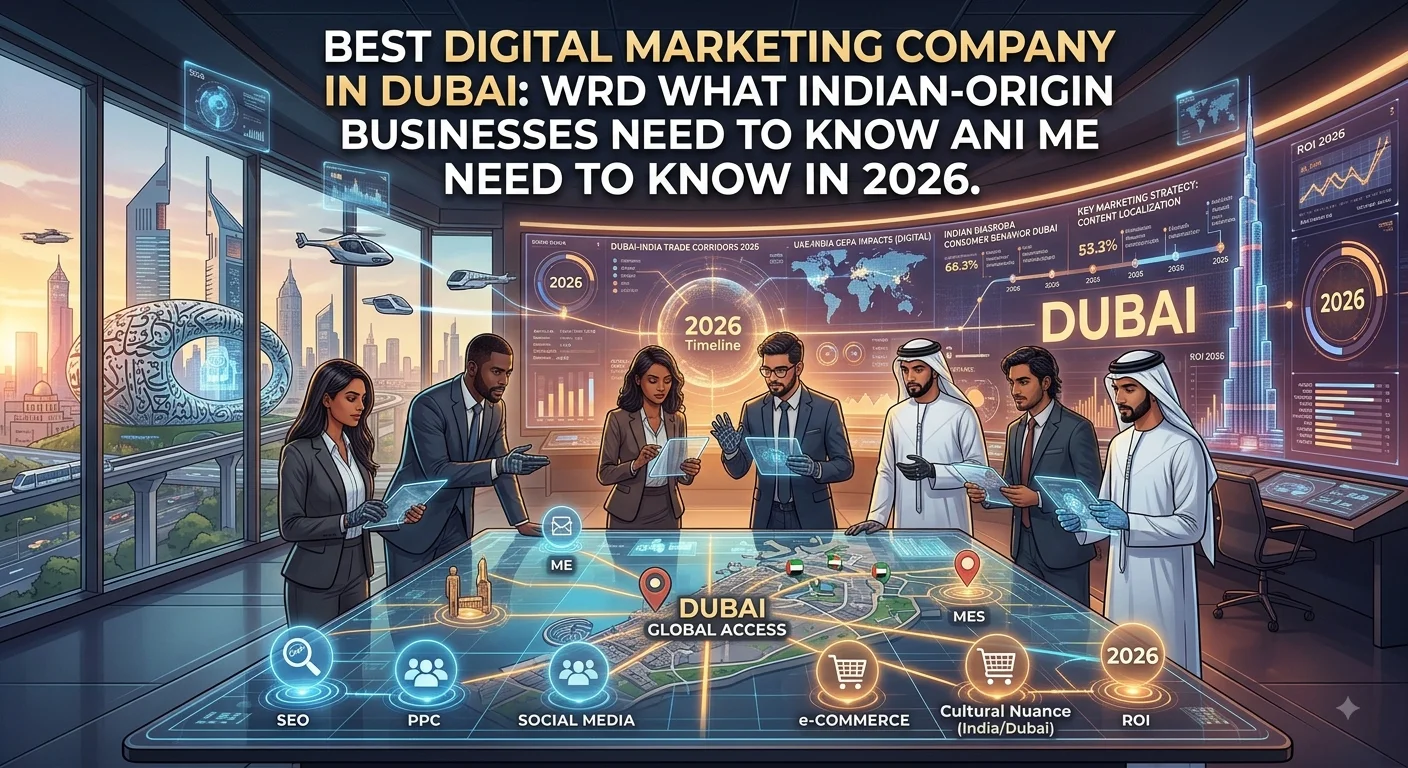 Best Digital Marketing Company in Dubai: What Indian-Origin Businesses Need to Know in 2026