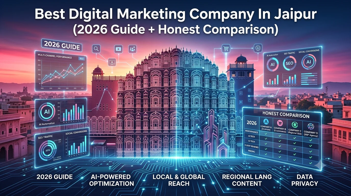 Best Digital Marketing Company In Jaipur (2026 Guide + Honest Comparison)