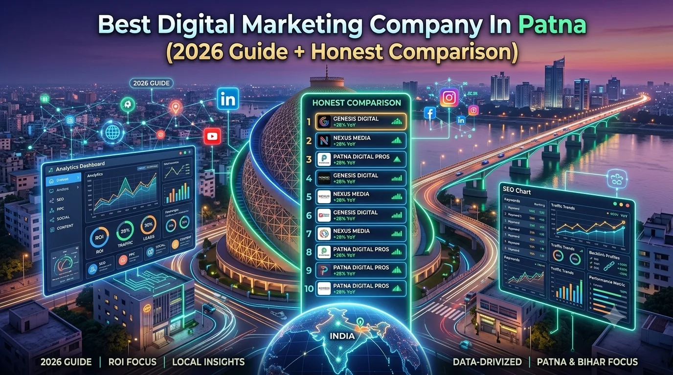 Best Digital Marketing Company In Patna (2026 Guide + Honest Comparison)
