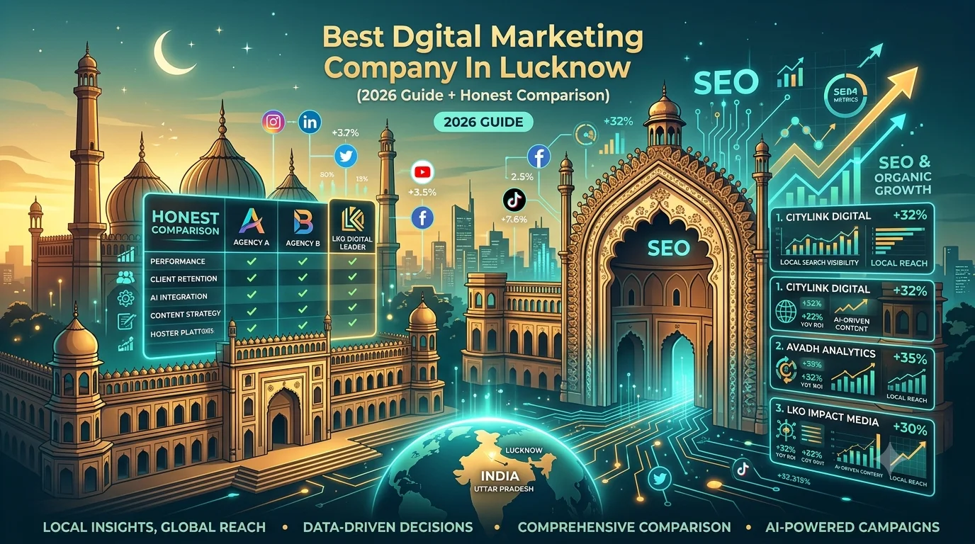 Best Digital Marketing Company In Lucknow (2026 Guide + Honest Comparison)