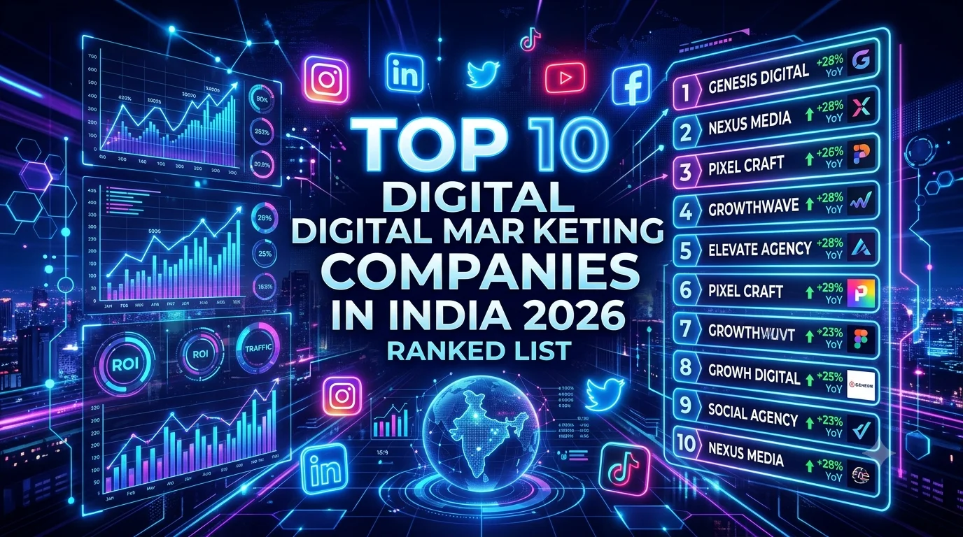 Top 10 Digital Marketing Companies In India (2026 Ranked List)