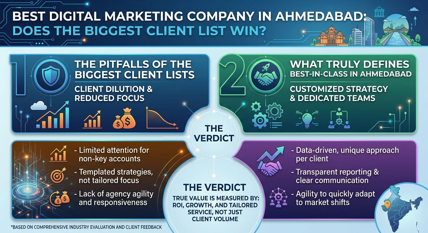 Best Digital Marketing Company in Ahmedabad: Does the Biggest Client List Win?