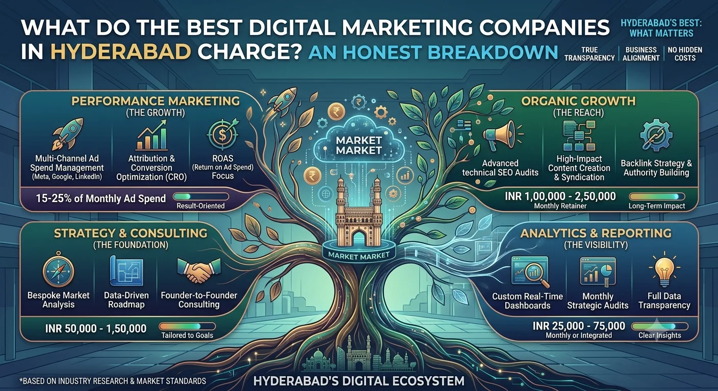 What Do the Best Digital Marketing Companies in Hyderabad Charge? An Honest Breakdown